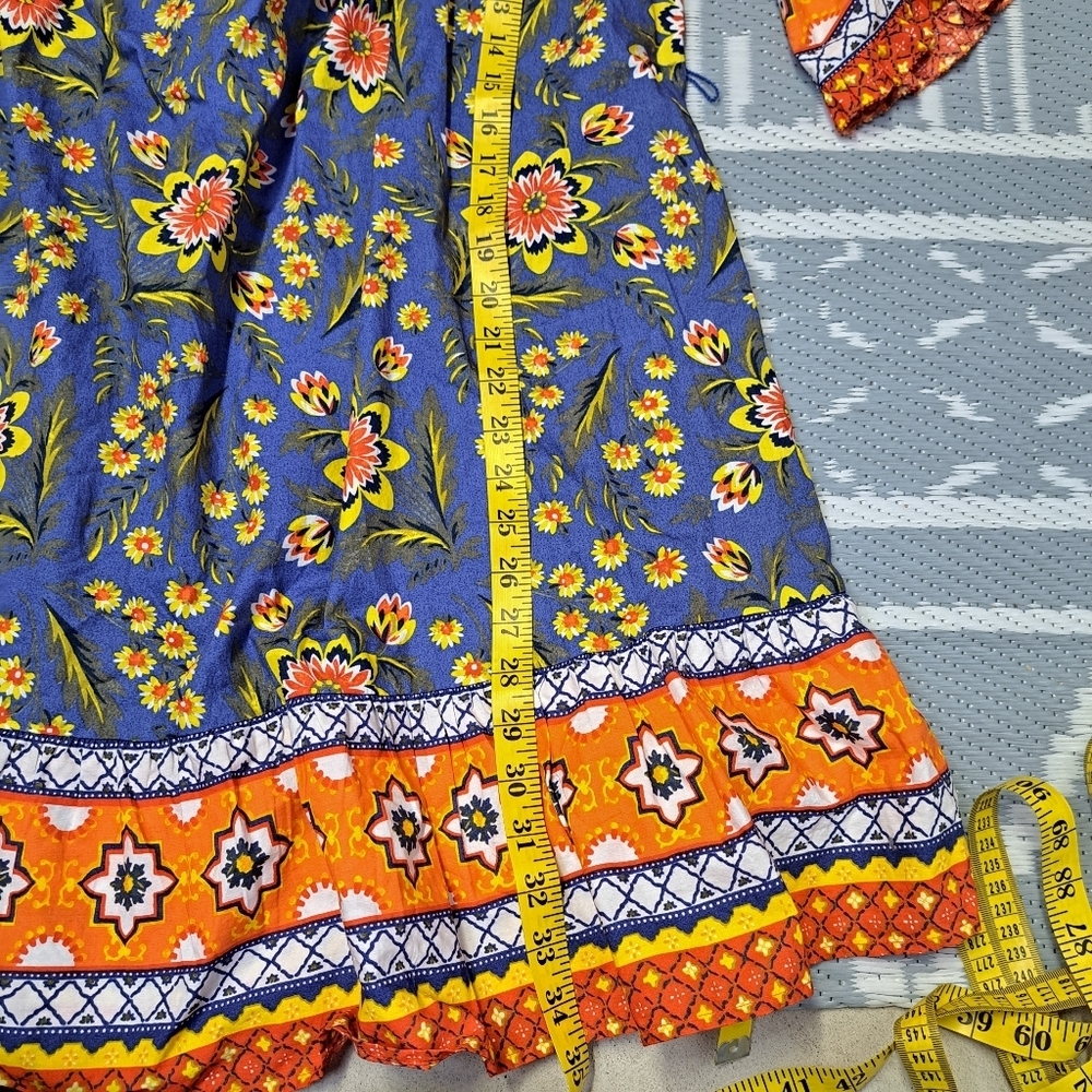 Joie Chloris‎ Sun Dress Floral in Baja Blue - Picture 8 of 10